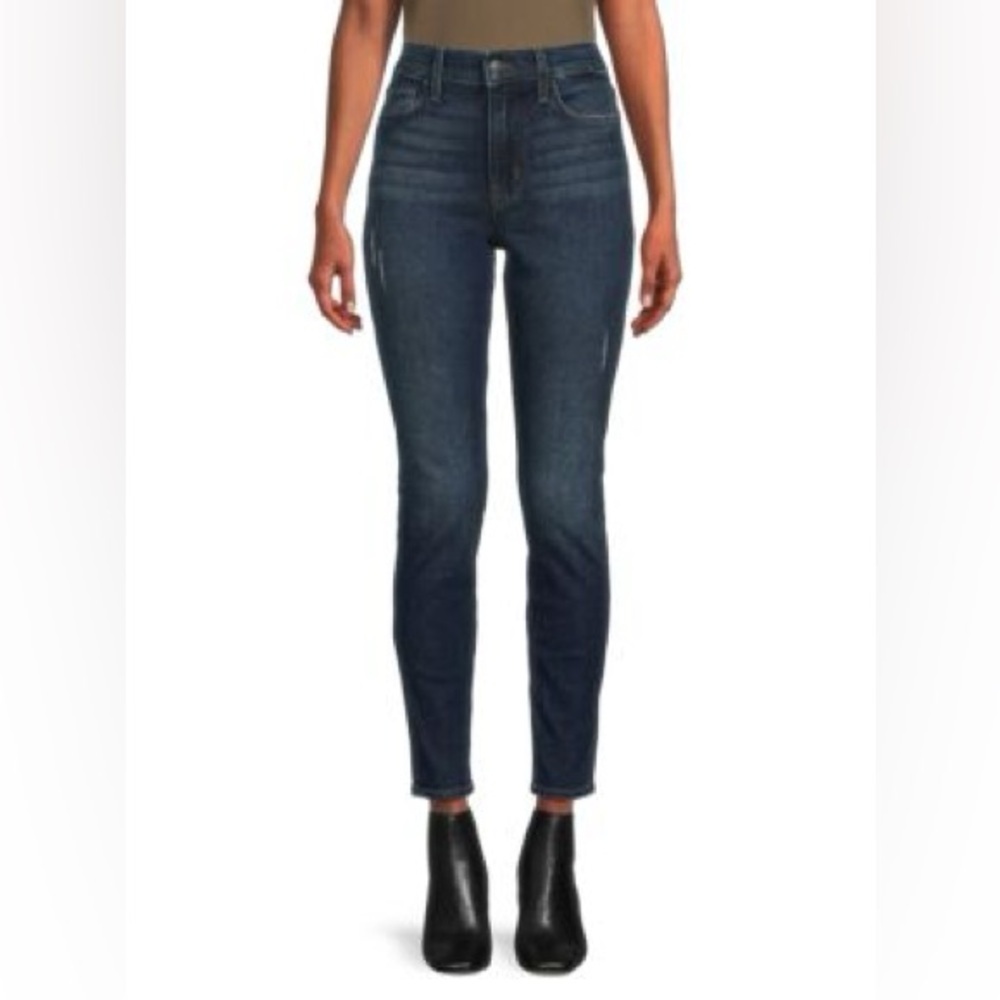 HUDSON JEANS Blair High Rise Skinny Denim Size 27 4 6 Casual Luxury Designer